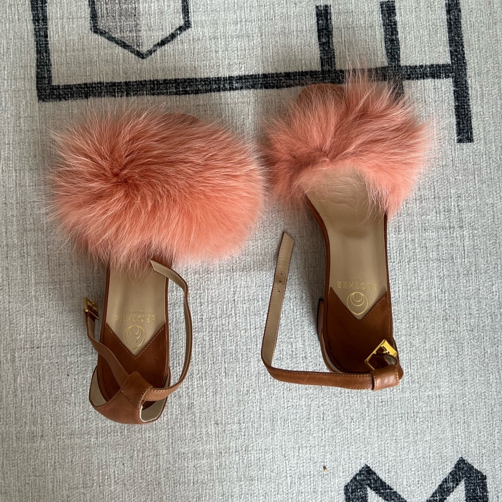 Brother Vellies Tufted Dhara Sandal size 8